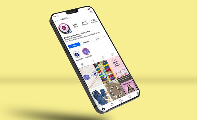Visuel du compte Instagram du salon Créations & Savoir-faire