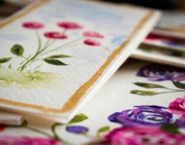 Peinture fleurs aquarelle