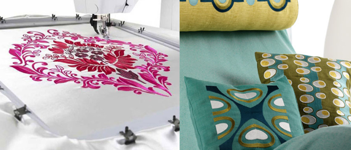 La broderie à la machine