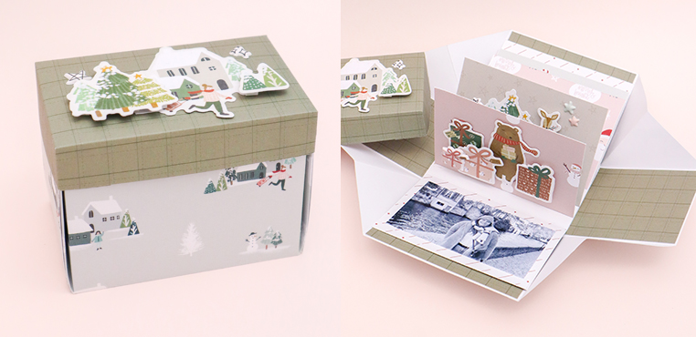 Atelier DIY - Mini album boite à explosion - De jolies choses
