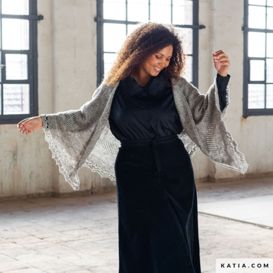 Le châle douillet femme Katia