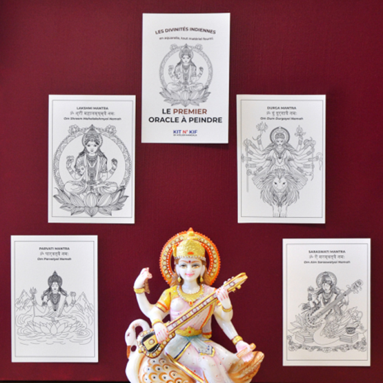 Oracles à peindre de Kit n' Kif by Atelier Mandala