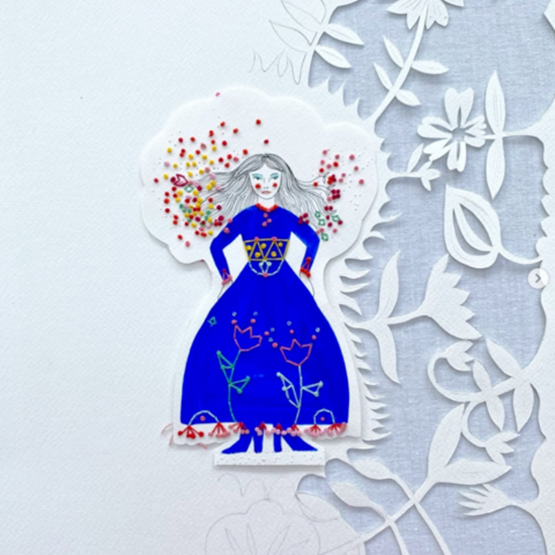 Papier broderie de Sophie Truant