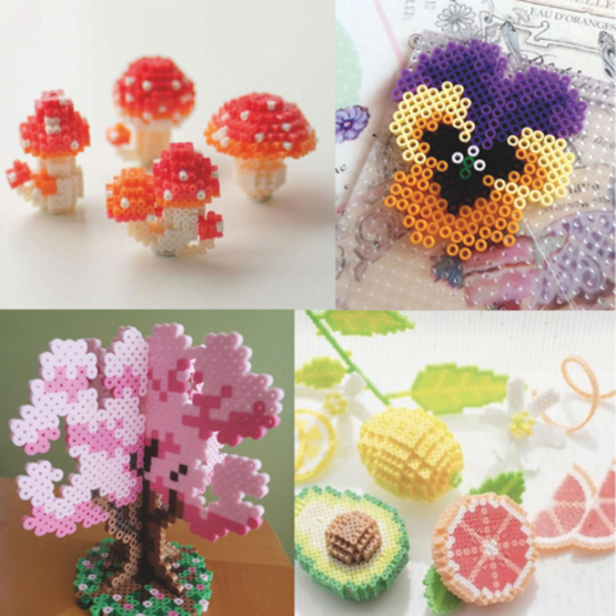 Inspiration de créations en perles à repasser