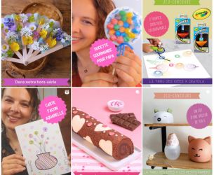 Recettes et bricolages gourmands pour enfants proposés par La Tribu des Idées.