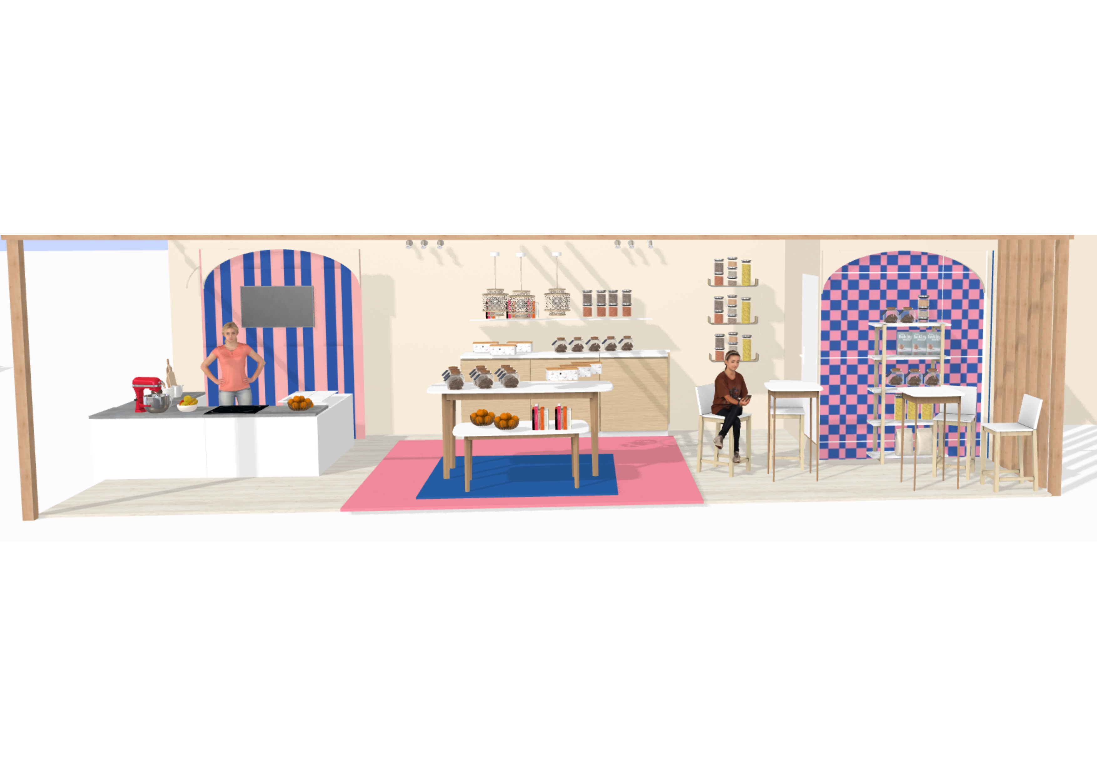 Scénographie de l'espace