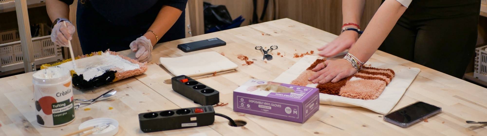 Atelier créatif punch needle