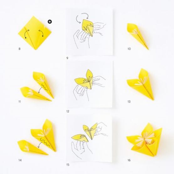 Etapes du tutoriel pour assembler une fleur