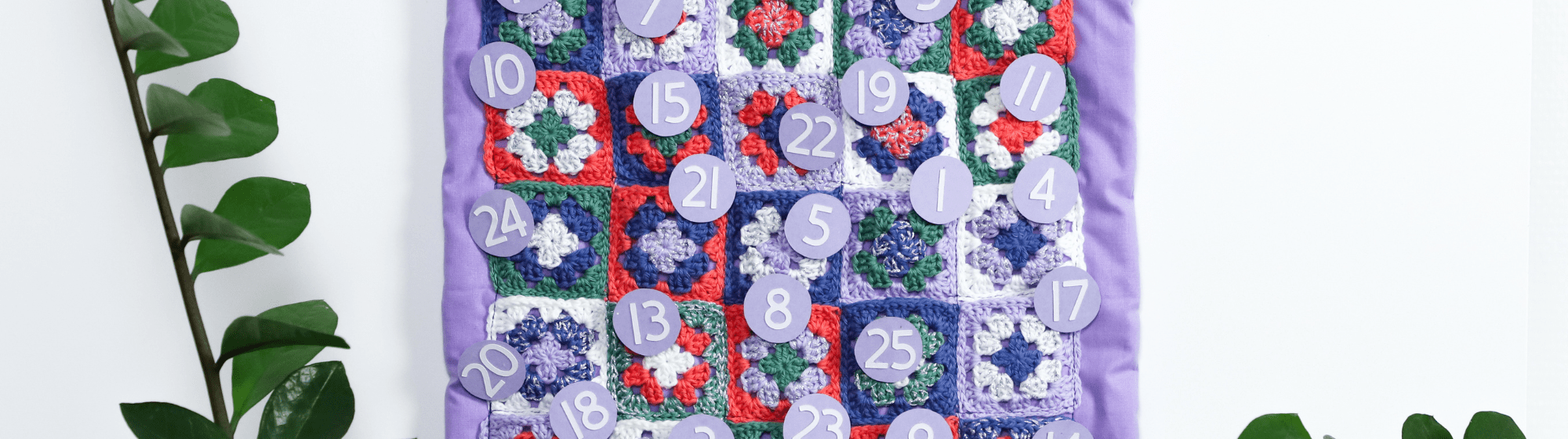 Tuto Calendrier de l'Avent en granny square