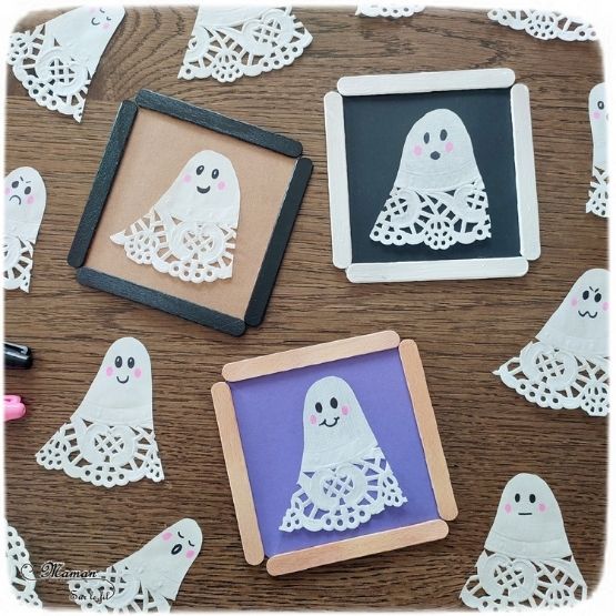 Petits fantômes en papier