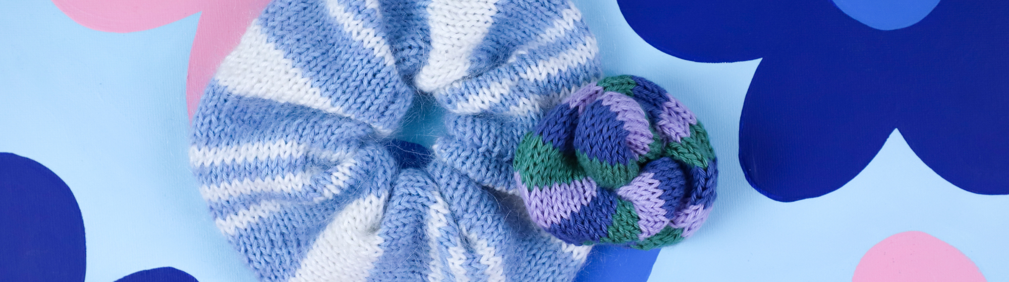 Tuto pour réaliser un scrunchie coloré