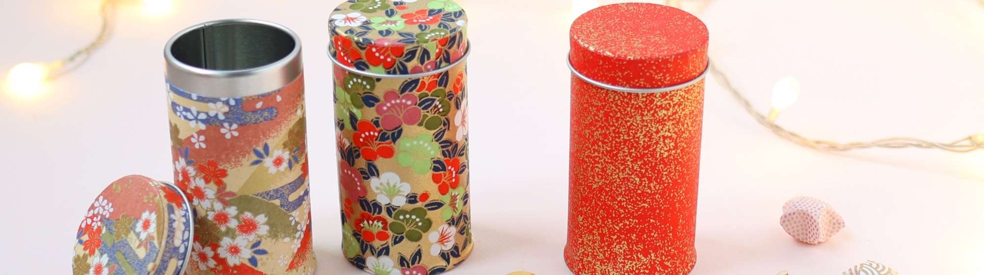 Petite bonbonnière en métal customisée