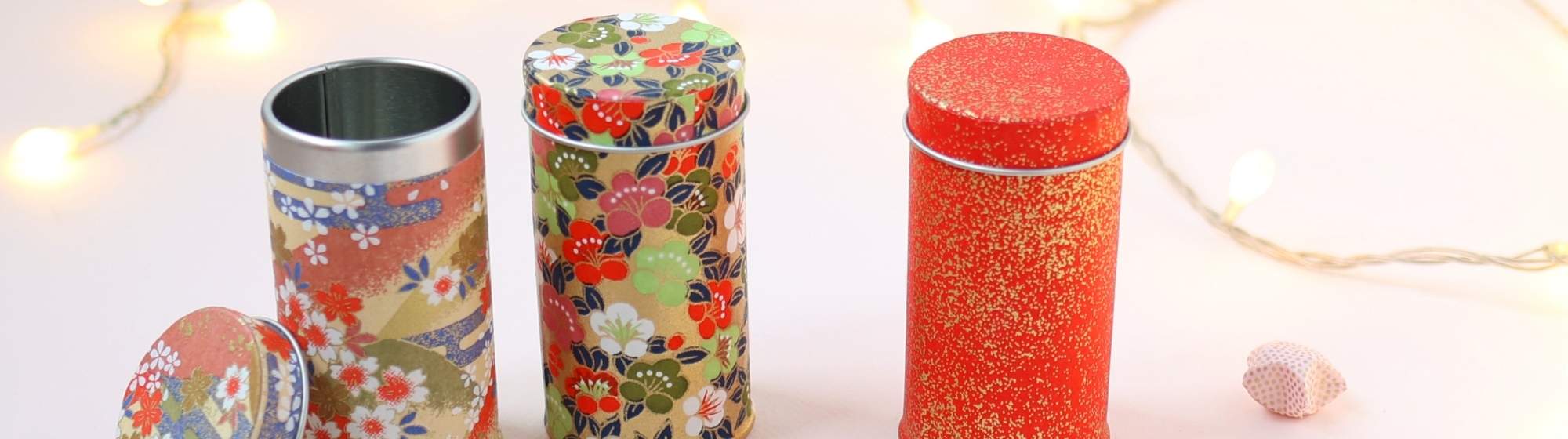 Petite bonbonnière en métal customisée