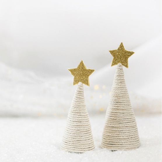 DIY déco de Noël - Sapin en macramé